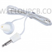 Écouteur intra-auriculaire SoundLAB mono / blanc - 1 mètre