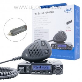 Kit CB PNI HP 6500 + Antenne PNI Led2000PL + Base mag 145